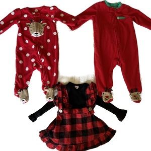 Christmas 3-6 month baby girl